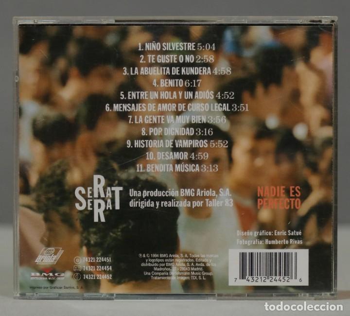 CDs de m&uacute;sica: CD. Serrat &ndash; Nadie Es Perfecto - Foto 2