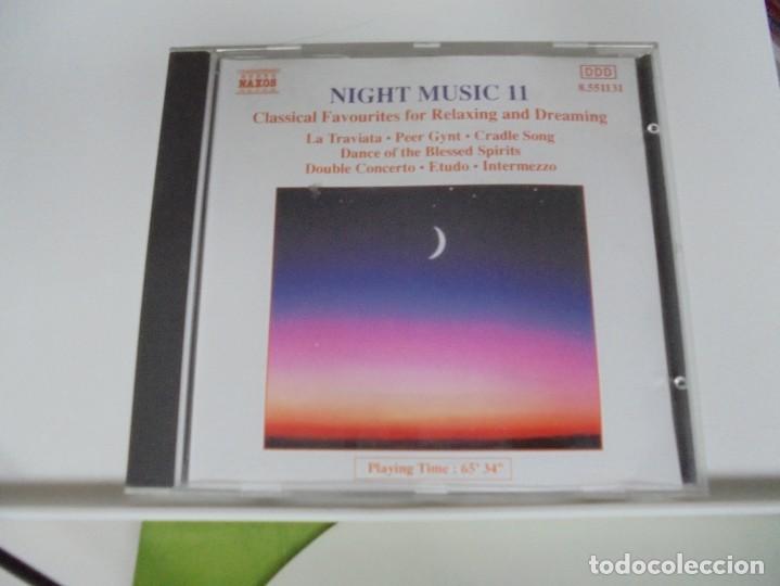 CD di Musica: NIGHT MUSIC II. CLASSICAL FAVOURITES FOR RELAXING AND DREAMING. COMPACTO NAXOS DE 65 MINUTOS.