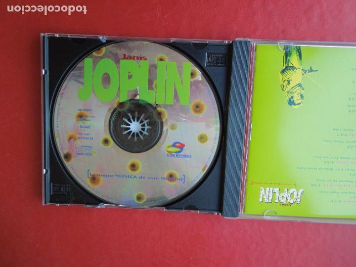 CDs de m&uacute;sica: JANIS JOPLIN - 10 GRANDES EXITOS EN VERSION ORIGINAL - CD - Foto 2
