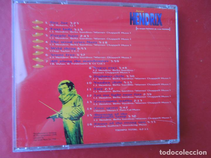 CDs de m&uacute;sica: JIMI HENDRIX - 16 GRANDES EXITOS EN VERSION ORIGINAL - CD - Foto 3