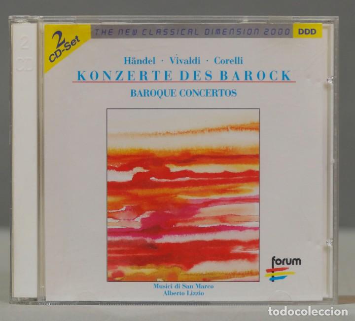 CDs de m&uacute;sica: 2 CD. KONZERTE DES BAROCK. HANDEL. VIVALDI. CORELLI - Foto 1