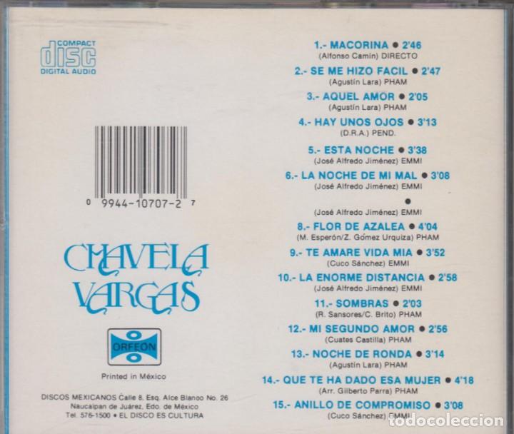 CDs de m&uacute;sica: Chavela Vargas cd Noche Bohemia - Foto 2