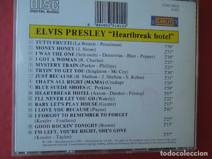 CDs de m&uacute;sica: ELVIS PRESLEY - HEARTBREAK HOTEL - CD - Foto 3