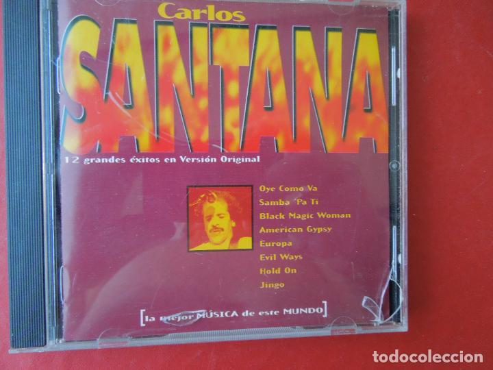 CDs de m&uacute;sica: CARLOS SANTANA , GRANDES EXITOS EN VERSION ORIGINAL - CD - Foto 1