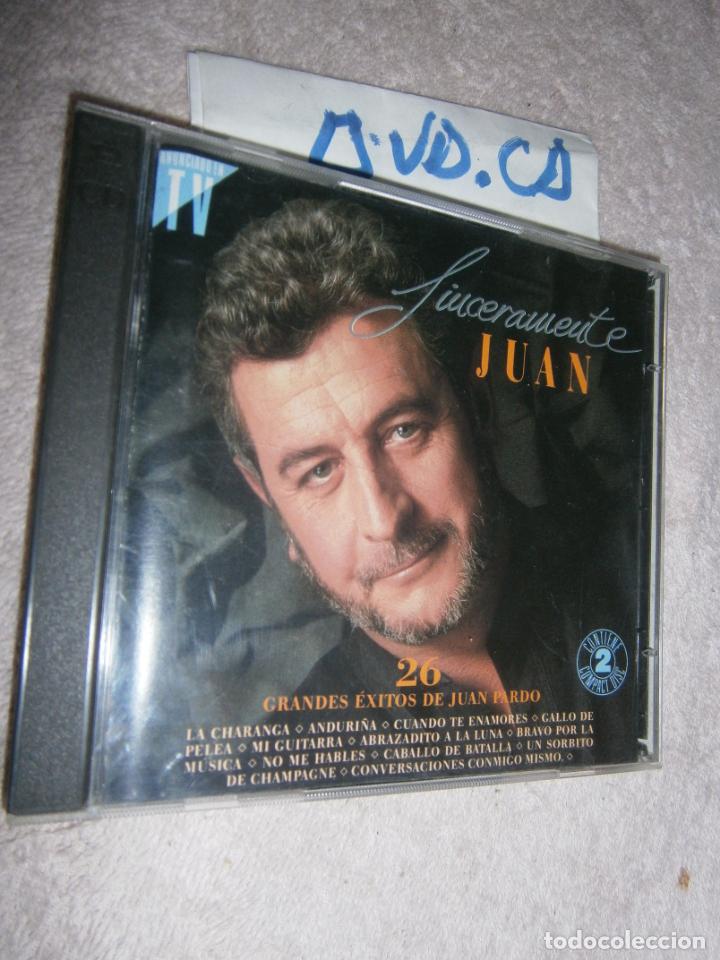 CDs de m&uacute;sica: CD - SINCERAMENTE JUAN - Foto 1