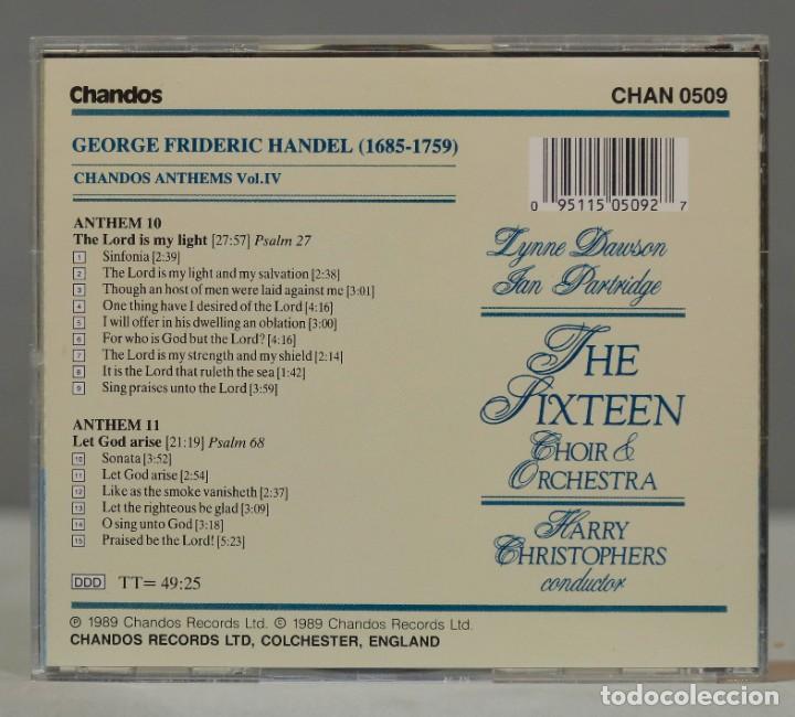 CDs de m&uacute;sica: CD. HANDEL. VOL. 4. CHRISTOPHERS - Foto 2