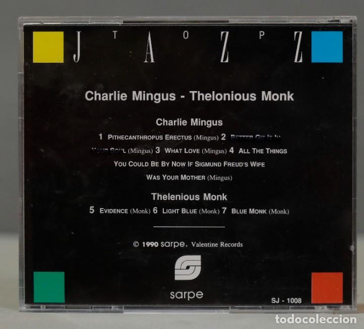 CDs de m&uacute;sica: CD. MINGUS MONK &ndash; Top Jazz - Foto 2