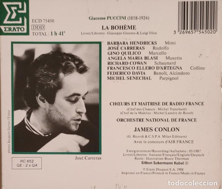 CDs de m&uacute;sica: La Boh&egrave;me, Puccini - Foto 2