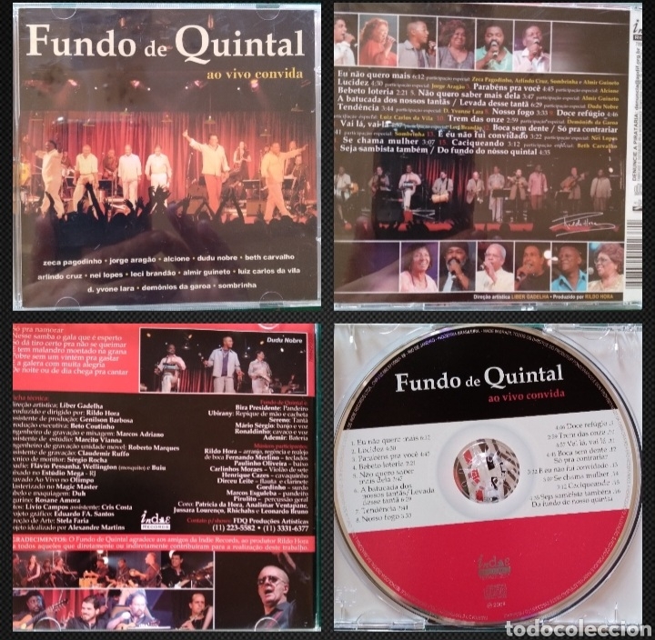 Dvd Fundo De Quintal - Ao Vivo Convida