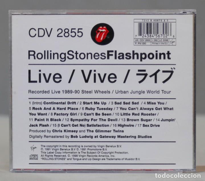 CDs de m&uacute;sica: CD. RollingStones &ndash; Flashpoint - Foto 2