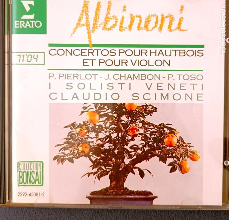 CDs de M&uacute;sica: lalbinoni concierto para violin
