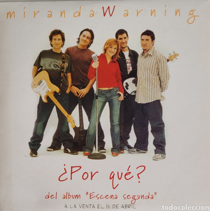 CDs de m&uacute;sica: MIRANDA WARNING &iquest;POR QUE? ( CD MAXI 2002) - Foto 1