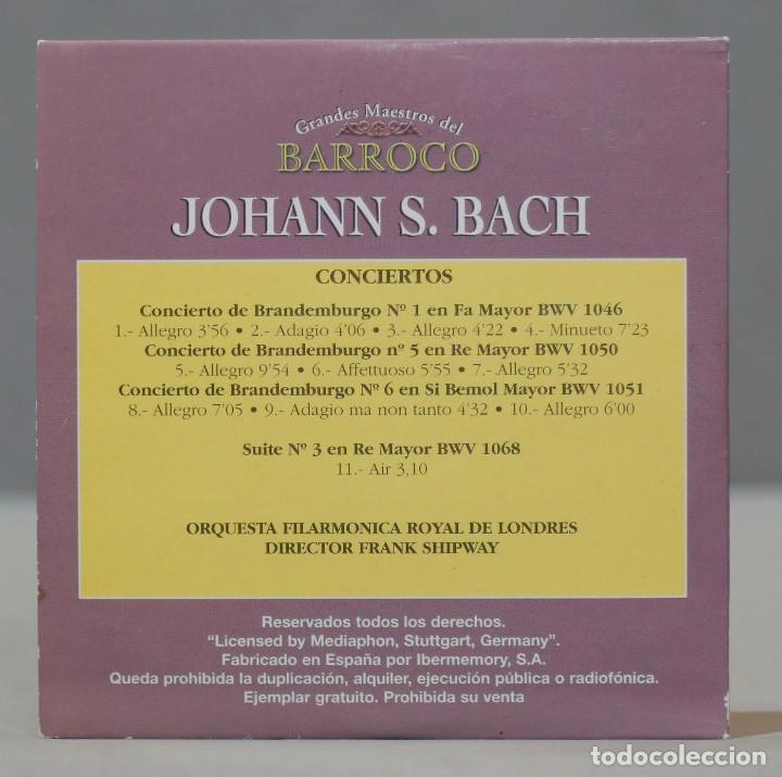 CDs de m&uacute;sica: CD. BACH. GRANDES MAESTROS DEL BARROCO - Foto 2