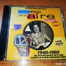 CDs de Música: ESTAMOS EN EL AIRE EL MUSICAL ESPAÑOL 1940-1980 - 2 CD 1999 TEATRO ALCAZAR MADRID MUY RARO