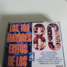 CDs de Música: LOS 100 MAYORES EXITOS DE LOS 80 4CD (1997 ARCADE) PRETENDERS AHA SMITHS BANGLES PET SHOP BOYS YES. Lote 358072100