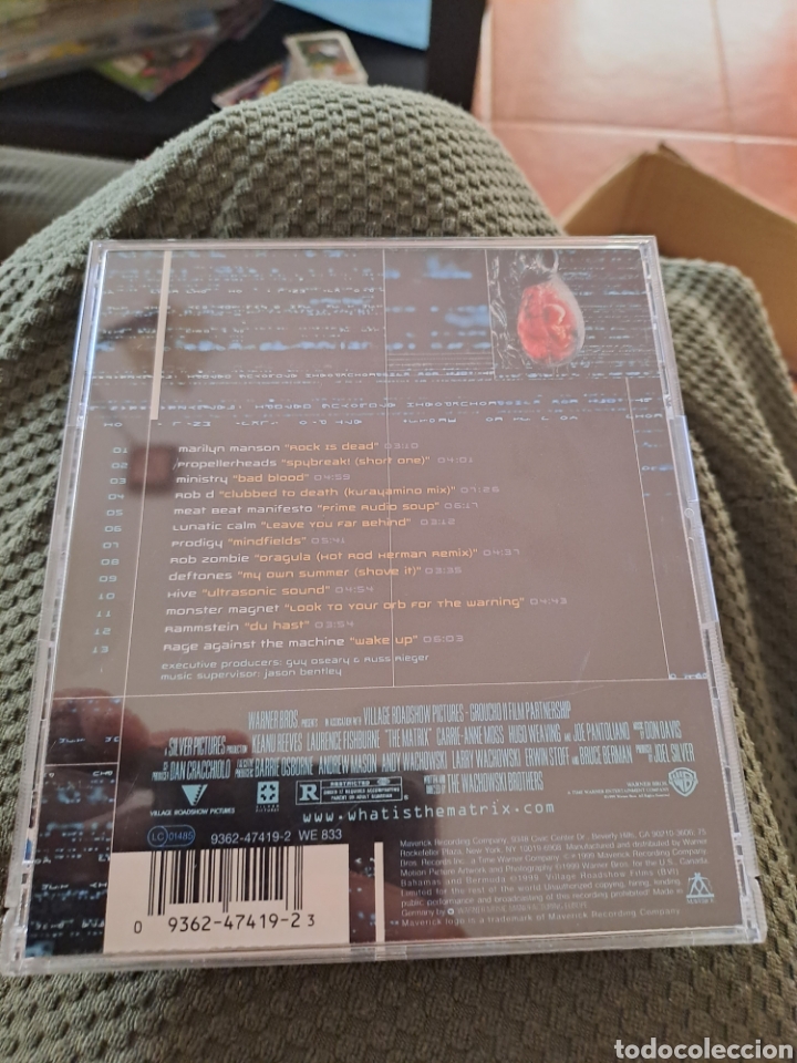 CDs de m&uacute;sica: CD BNADA SONORA ORIGINAL PELICULA MATRIX - Foto 2