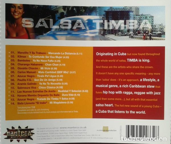 CDs de m&uacute;sica: Various - Salsa Timba (CD, Comp) Label:Manteca Cat#: MANTCD033 - Foto 2