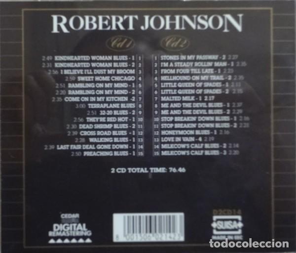 CDs de m&uacute;sica: Robert Johnson - Gold Collection (2xCD, Comp) Label:Deja2 Cat#: D2CD14 - Foto 2
