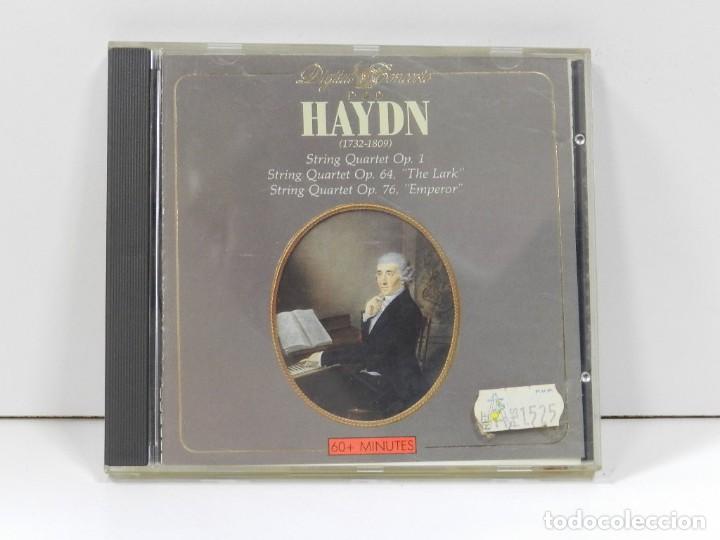 CDs de m&uacute;sica: DISCO CD. Haydn &ndash; String Quartet Op. 1, 64, 76. COMPACT DISC. - Foto 1