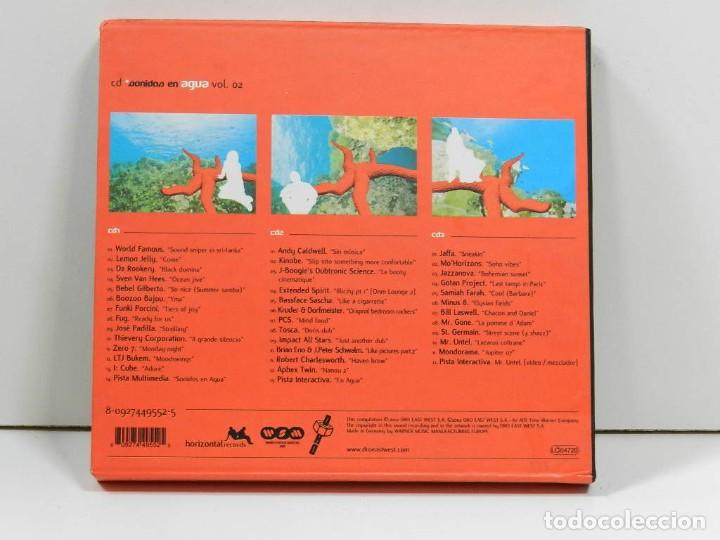 CDs de m&uacute;sica: DISCO 3 X CD. Sonidos En Agua Vol. 2. COMPACT DISC. - Foto 2