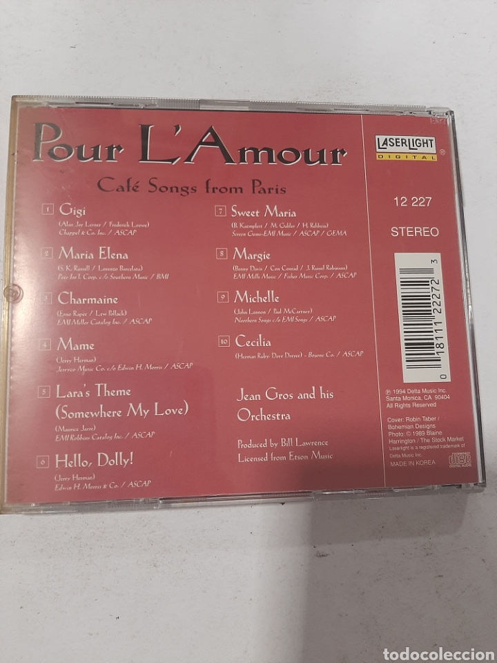 CDs de m&uacute;sica: SCD14 pour Lamour -CD SEGUNDAMANO - Foto 2