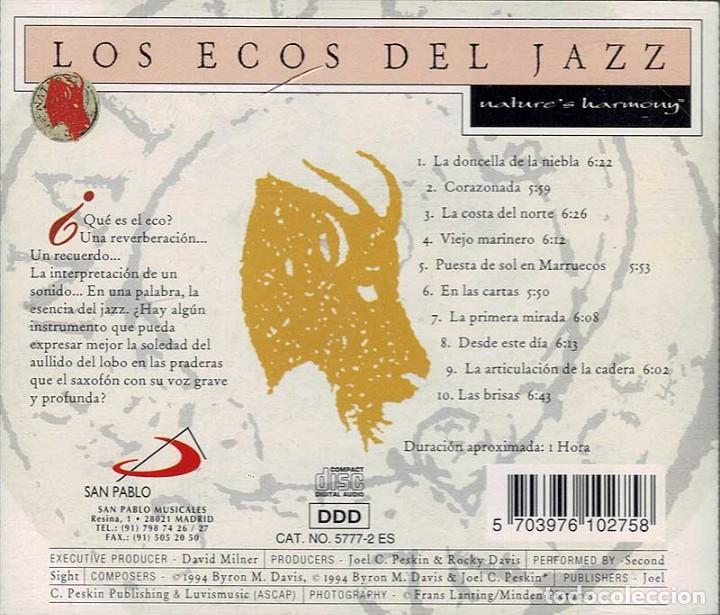 CDs de m&uacute;sica: Second Sight - Los ecos del Jazz. CD - Foto 2