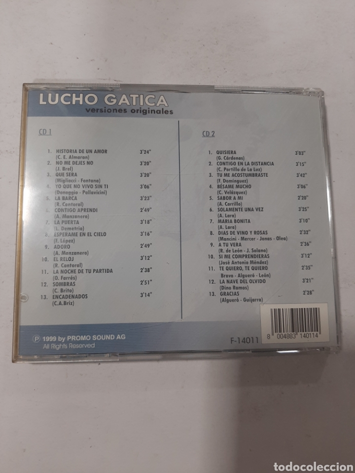 CDs de m&uacute;sica: SCD2 Lucho Gatica -CD SEGUNDAMANO - Foto 2