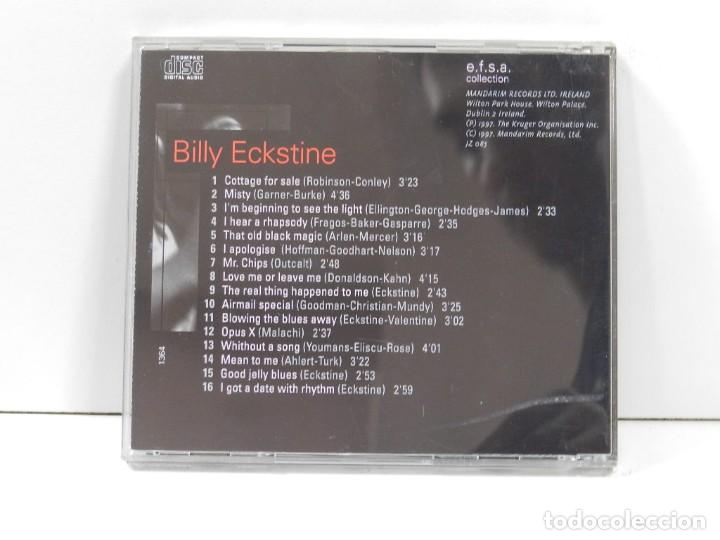 CDs de m&uacute;sica: DISCO CD. Billy Eckstine &ndash; The Jazz Masters. COMPACT DISC. - Foto 2