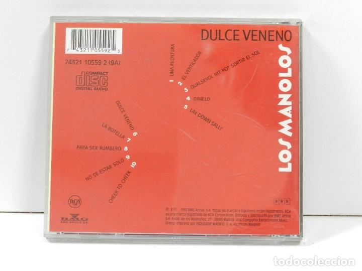 CDs de m&uacute;sica: DISCO CD. Los Manolos &ndash; Dulce Veneno. COMPACT DISC. - Foto 2