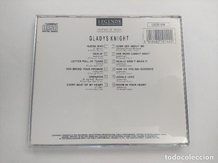 CDs de m&uacute;sica: GLADYS KNIGHT/LEGENDS/CD. - Foto 3