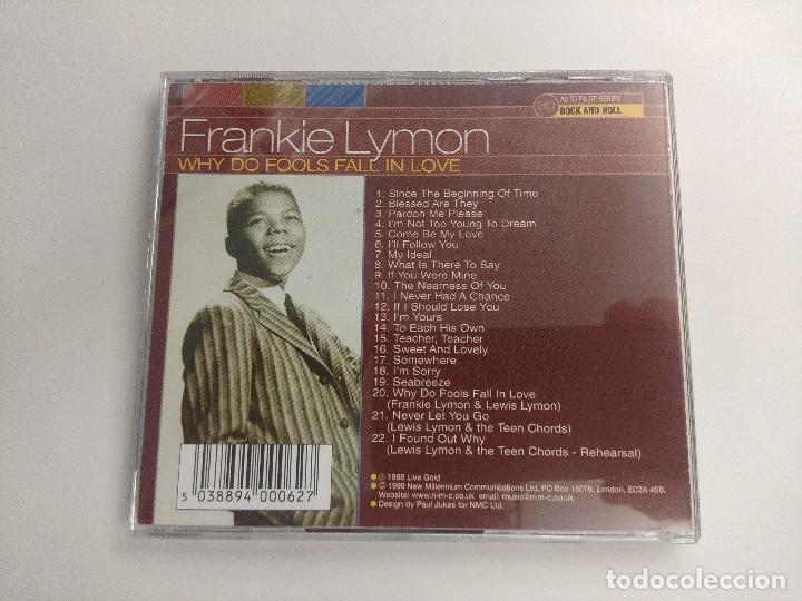 CDs de m&uacute;sica: FRANKIE LYMON/WHY DO FOOLS FALL IN LOVE/CD. - Foto 3