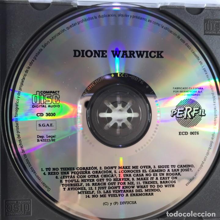 CDs de m&uacute;sica: Dionne Warwick &ndash; Dionne Warwick - CD, Compilation - SPAIN - Foto 3