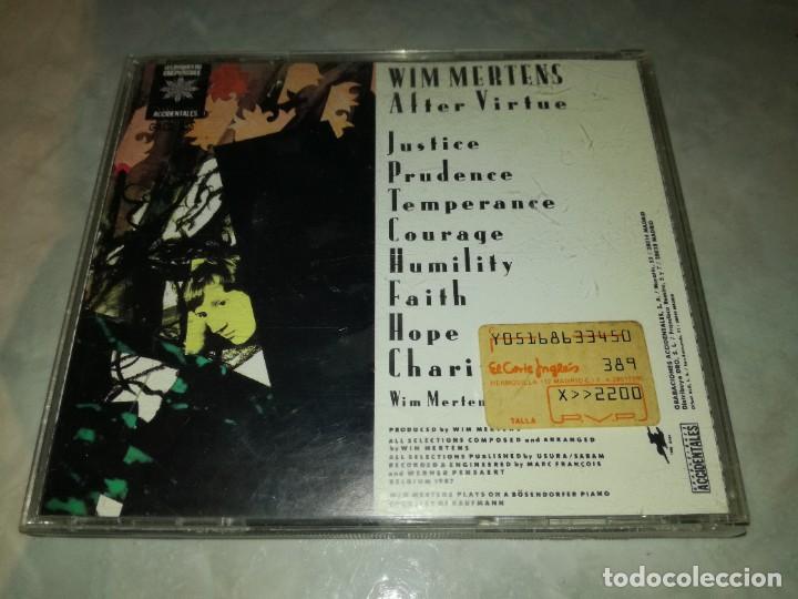 CDs de m&uacute;sica: WIM MERTENS-AFTER VIRTUE - Foto 2