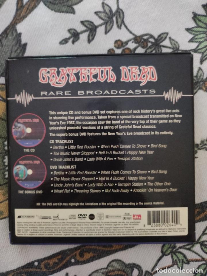 CDs de m&uacute;sica: Grateful Dead &ndash; Rare Broadcasts boxset cd+dvd+booklet live1987 - Foto 2