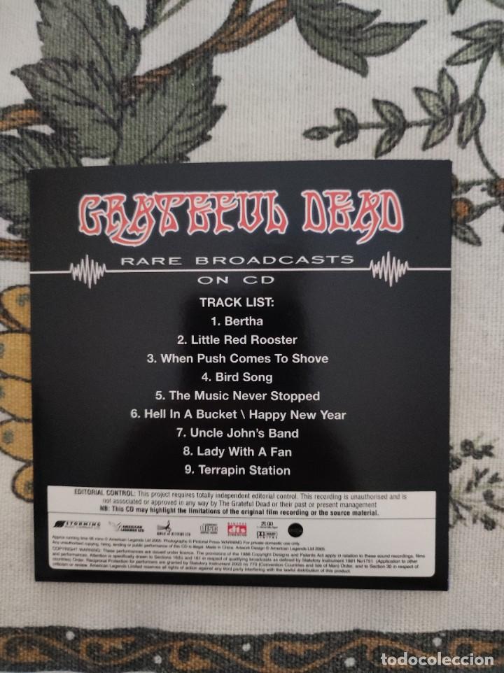 CDs de m&uacute;sica: Grateful Dead &ndash; Rare Broadcasts boxset cd+dvd+booklet live1987 - Foto 8