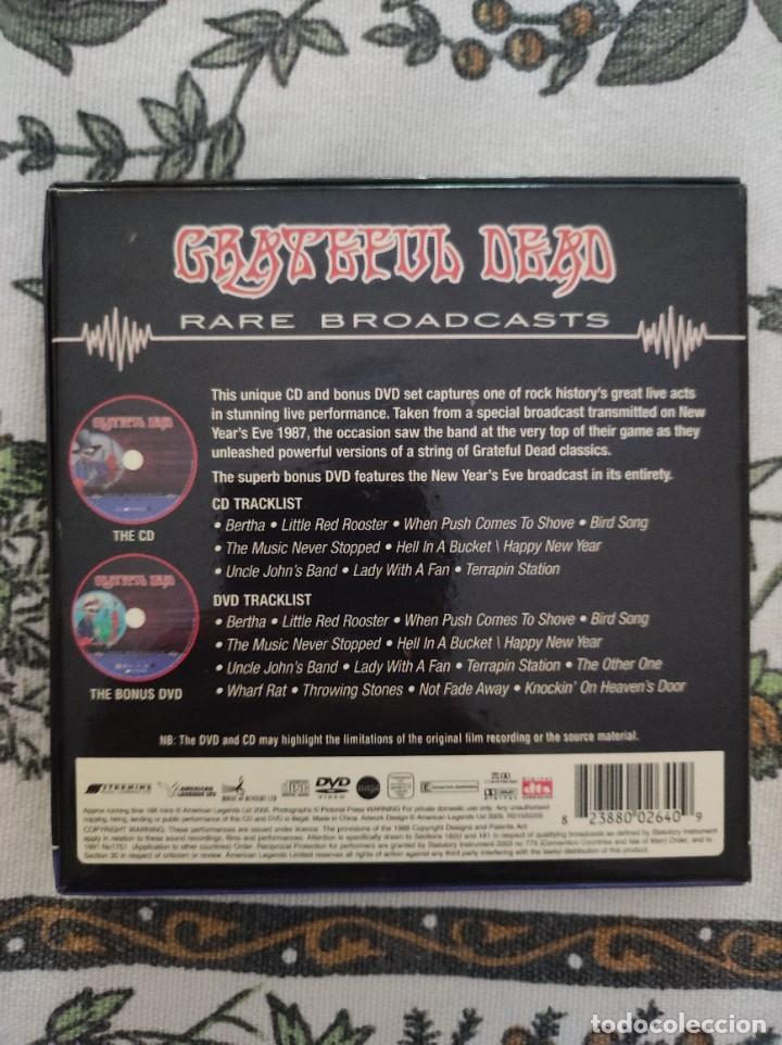 CDs de m&uacute;sica: Grateful Dead &ndash; Rare Broadcasts boxset cd+dvd+booklet live1987 - Foto 10