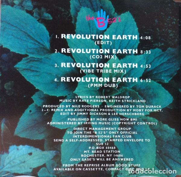 CDs de m&uacute;sica: The B-52s - Revolution Earth (CD single: 4 versiones) - Foto 2