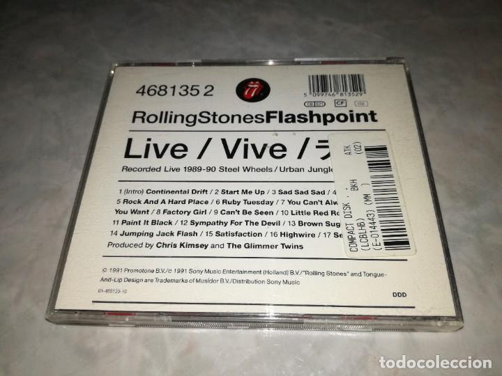 CDs de m&uacute;sica: THE ROLLING STONES-FLASHPOINT - Foto 2