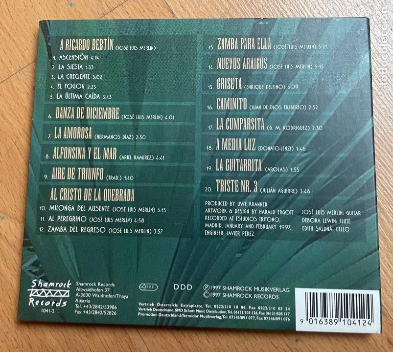 CDs de m&uacute;sica: JOSE LUIS MERLIN, TANGO CRECIENTE - Foto 2