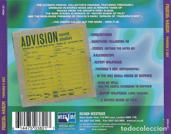CDs de m&uacute;sica: Procol Harum - Pandoras Box - Foto 2