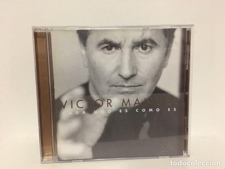 CDs de m&uacute;sica: CD Victor Manuel - Cada uno es como es - como nuevo - Foto 1