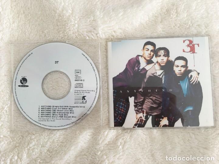 CDs de m&uacute;sica: CD original maxi single 3T - Anything the jacksons michael jackson - Foto 3