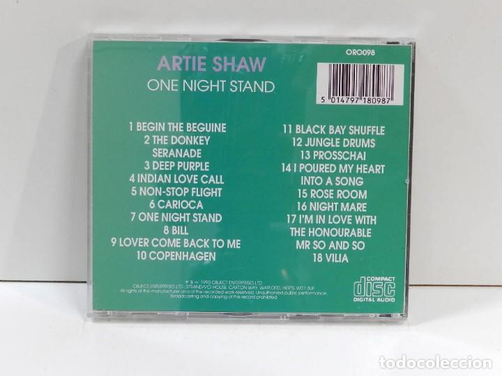 CDs de m&uacute;sica: DISCO CD. Artie Shaw &ndash; One Night Stand. COMPACT DISC. - Foto 2