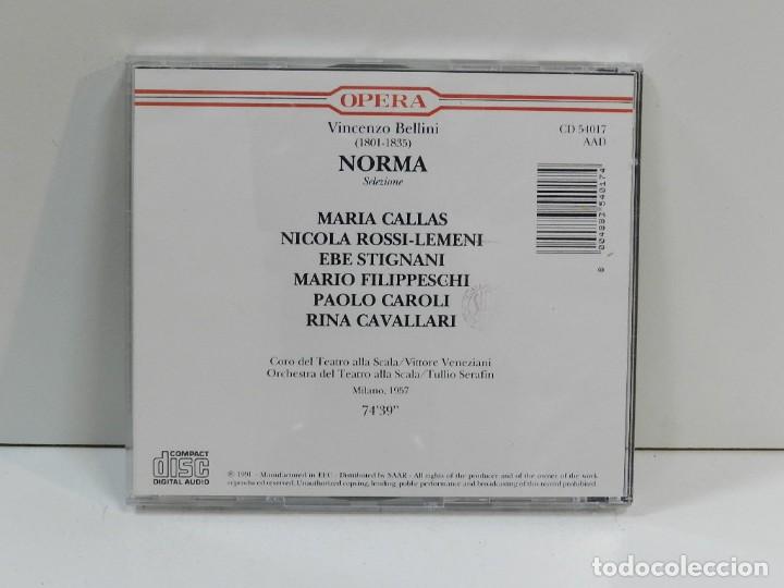 CDs de m&uacute;sica: DISCO CD. Vincenzo Bellini &ndash; Norma. COMPACT DISC. - Foto 2