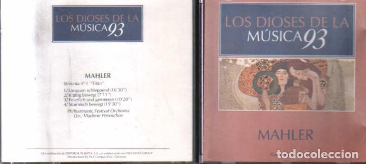 Musik-CDs: LOS DIOSES DE LA MUSICA 93. N&ordm; 36. MAHLER. CD-CLASICA-2090