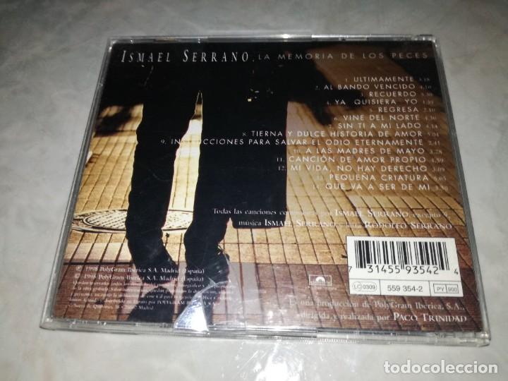 CDs de m&uacute;sica: ISMAEL SERRANO-LA MEMORIA DE LOS PECES - Foto 2