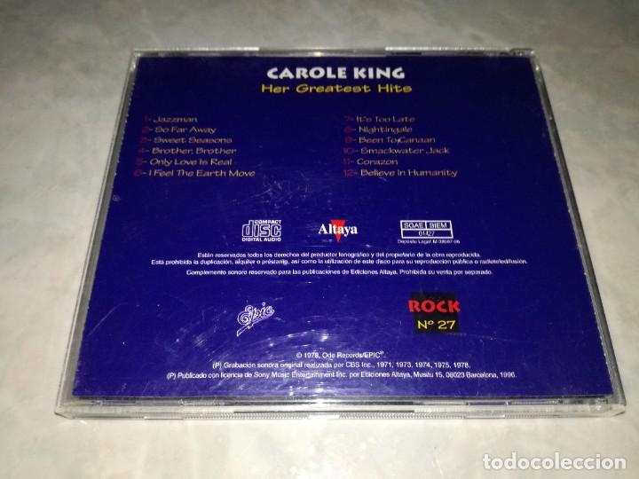 CDs de m&uacute;sica: CAROLE KING-HER GREATEST HITS - Foto 2