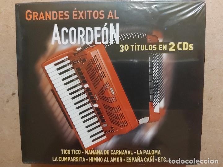 CDs de M&uacute;sica: Grandes &eacute;xitos al acorde&oacute;n 2 CDS (precintado)