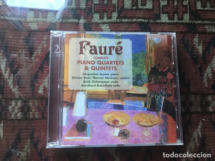 CDs de m&uacute;sica: Faur&eacute; complete piano quartets & quintets. 2 CD&rsquo;s - Foto 1