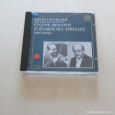 CDs de Música: TCHAIKOVSKY, SIBELIUS. VIOLIN CONCERTOS - OISTRAKH / ORMANDY (CBS) CD. Lote 359069275